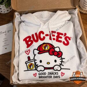 Buc-ee's × Hello Kitty Good Snacks Brighter Days Hoodie - photo 3
