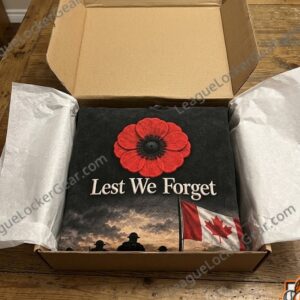 Canadian Remembrance Day Lest We Forget Poppy Soldiers Hoodie - photo 2