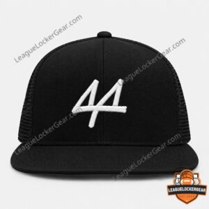 Chase Rice 44 Logo Hat - front view showing embroidered white 44 logo