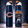 Chicago Bears Staley Da Bear 2026 Water Bottle - front and logo sides displayed together
