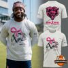 Chicago Bears Wear Pink Breast Cancer Awareness 2026 T-Shirt - front and back views