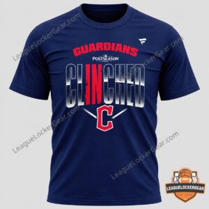 Cleveland Guardians Postseason Clinched 2026 T-Shirt - photo 2