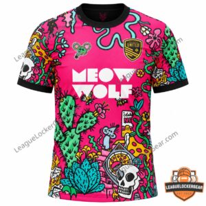 Custom New Mexico United Meow Wolf Football Jersey - photo 2