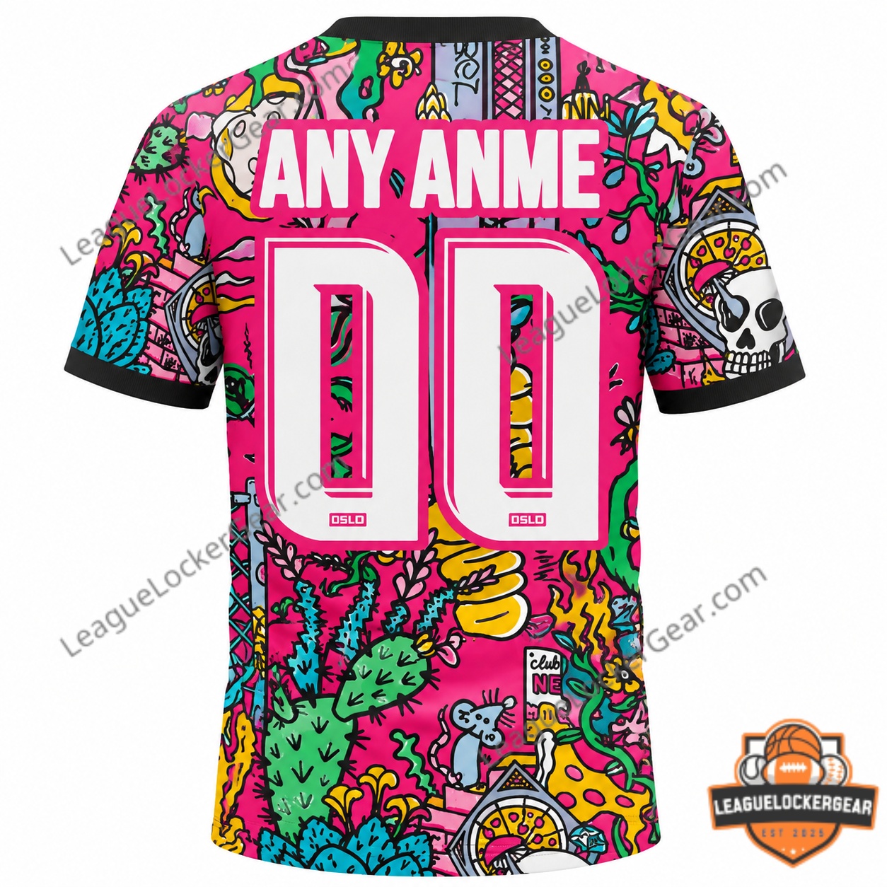 Custom New Mexico United Meow Wolf Football Jersey - photo 3