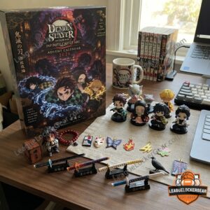 Demon Slayer Infinity Castle Arc 2026 Advent Calendar - lower display with miniature swords