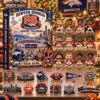 Denver Broncos 66th Anniversary Christmas 2026 Advent Calendar - front box and collectible figures