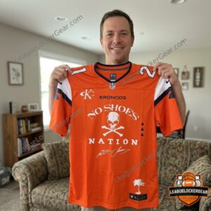 Denver Broncos Kenny Chesney Original Vibe Room Tour 2027 Jersey - front graphic detail