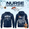 Denver Broncos Nurse Appreciation Day Hoodie 2026 - front and back views