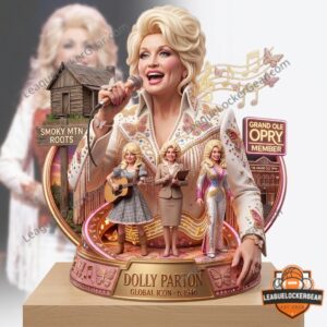 Dolly Parton 2026 Custom Shape Acrylic Plaque - front view