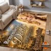 Dolly Parton I Will Always Love You Country Seasons Rectangular Rug - angled room view