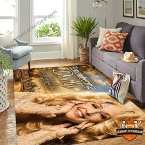 Dolly Parton I Will Always Love You Country Seasons Rectangular Rug - full rug layout