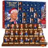 Donald Trump 2026 Christmas Advent Calendar front view with numbered doors and figures