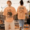 Ed Sheeran Loop Tour 2026 3D T-Shirt - front and back views with tour graphics