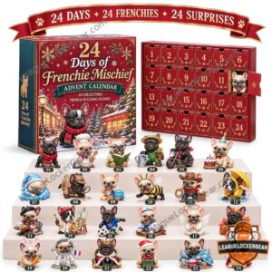 French Bulldogs 24 Days of Frenchie Mischief Advent Calendar 2026 front packaging