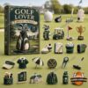 Golf Lover 24 Acrylic Ornaments Advent Calendar 2026 - front box with golf course illustration