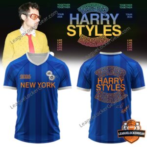 Harry Styles Together Together Tour 2026 Football Jersey front and back views