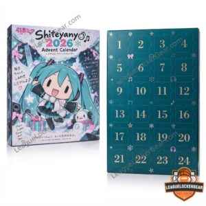 Hatsune Miku Shiteyanyo 2026 Advent Calendar - close-up of chibi Miku figures