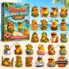 Hawaii Rubber Ducks 2026 Advent Calendar - illustrated box and tropical duck ornament designs