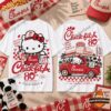 Hello Kitty Chick-fil-A 80th Anniversary 3D T-Shirt showing front and back designs