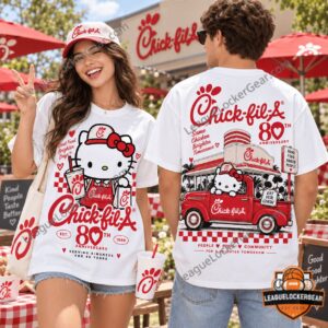 Hello Kitty Chick-fil-A 80th Anniversary 3D T-Shirt - photo 2