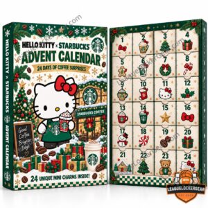 Hello Kitty Starbucks Christmas 24-Day Coffee Surprises Advent Calendar - photo 2