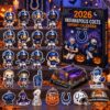 Indianapolis Colts 2026 Halloween Advent Calendar - front packaging with football ornaments and team figures