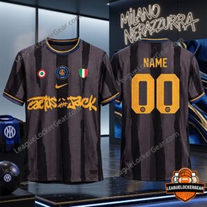 Inter Milan Cactus Jack Third Kit Football Jersey - front and back jersey views