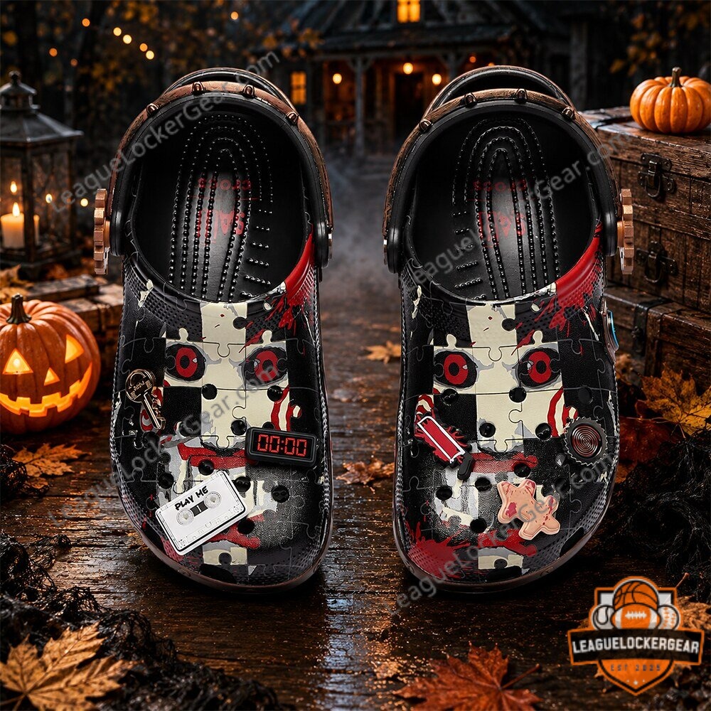 Jigsaw and Michael Myers Halloween 2026 Crocs Clogs - photo 2