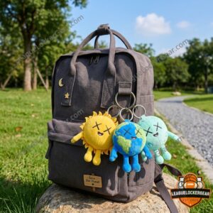 KAWS Universe Sun Earth Moon Plush Keychain - photo 3