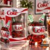 Kidrobot Diet Coke Collaboration Resin Dunny Art Figure - front view in box