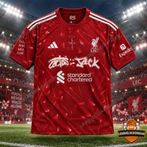 Liverpool x Travis Scott Cactus Jack Football Jersey - photo 3