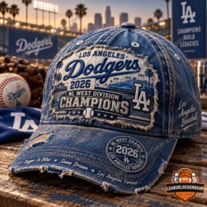 Los Angeles Dodgers 2026 NL West Division Champions Cap
