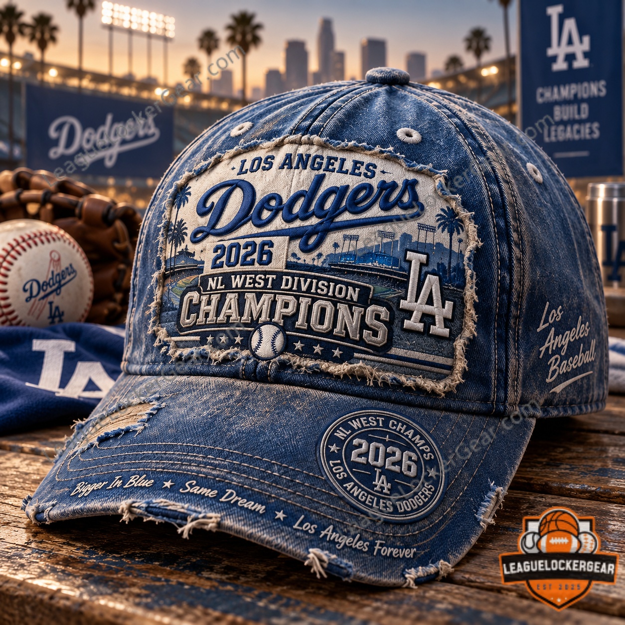 Los Angeles Dodgers 2026 NL West Division Champions cap