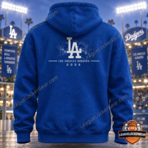 Los Angeles Dodgers 2026 NL West Division Champions Hoodie — view 2