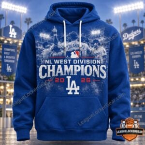 Los Angeles Dodgers 2026 NL West Division Champions Hoodie
