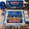 Los Angeles Dodgers Monopoly 2026 Board Game - complete set with board, box, cards, money, and tokens