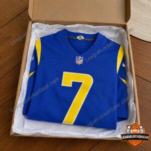 Los Angeles Rams BTS Seokjin JIN 7 Football Jersey - photo 2