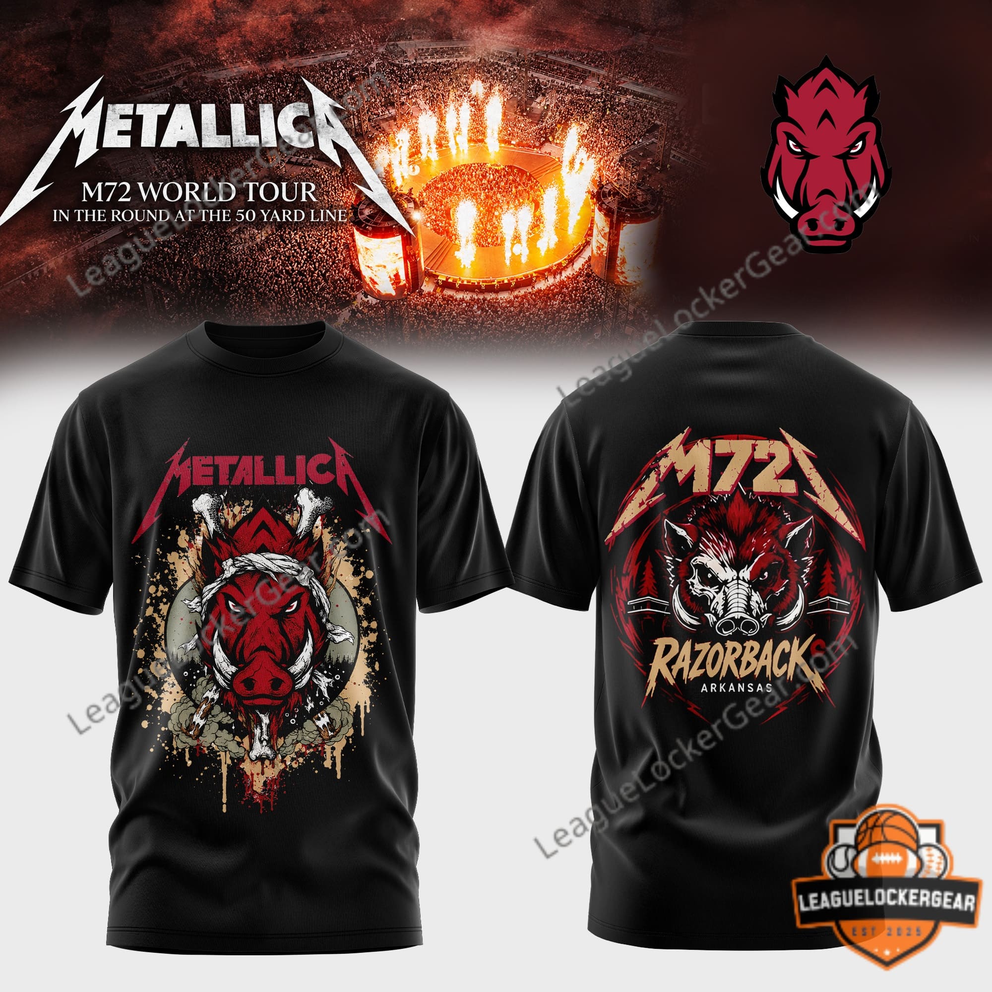 M72 World Tour North America 2027 tour tee