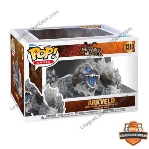Monster Hunter Arkveld Funko Pop Figure 2026 - front three-quarter view in collector box