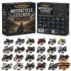 Motorcycle Legends 2026 Advent Calendar - front and back box views