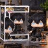 Nacht Faust Black Clover Funko Pop Figure 2026 - front view with collector box and stone display base