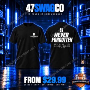 New York City September 11 25th Anniversary Memorial T-Shirt - photo 3