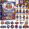 New York Giants 101st Anniversary 2026 Advent Calendar Box - front box and collectible figures