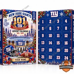 New York Giants 101st Anniversary 2026 Advent Calendar Box - photo 3