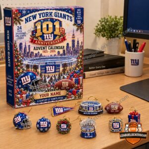 New York Giants 101st Anniversary 2026 Advent Calendar Box - photo 4