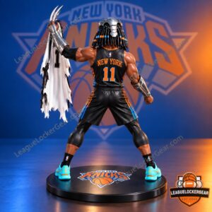 New York Knicks Predator Holding Victor Wembanyama Jersey Figure - photo 2