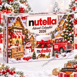 Nutella 2026 24 Days of Sweet Surprises Advent Calendar - front box view
