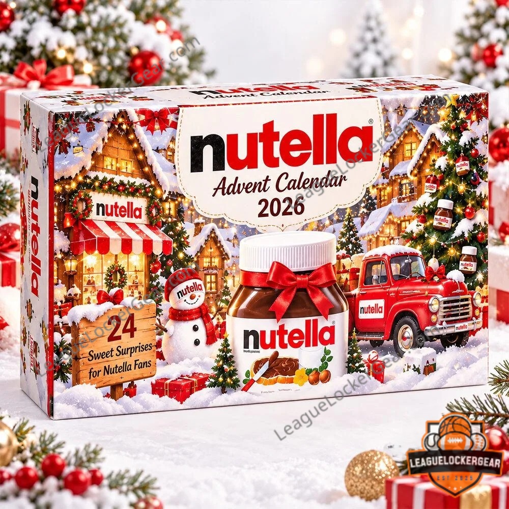 Nutella 2026 24 Days of Sweet Surprises Advent Calendar - front box view