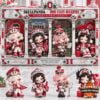 Ohio State Buckeyes Scarlet & Gray Legacy set shown in boxed four-figure display
