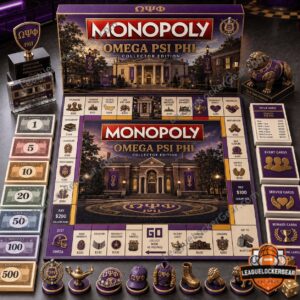 Omega Psi Phi Monopoly 2026 Board Game - photo 2
